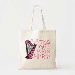 Bolso De Tela Esta Chica interpreta el arpa, la música feminista