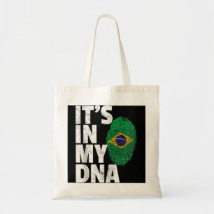 Bolso De Tela ESTÁ EN MI ADN Brasil Bandera Brasileña Hombres Pr