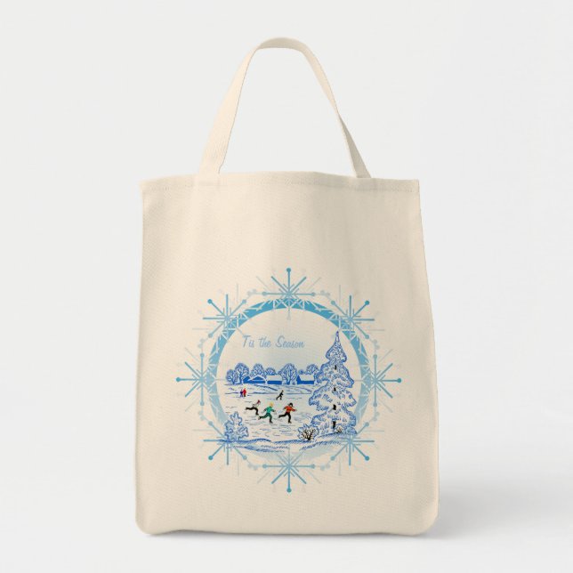 Bolso De Tela Esta es la temporada - (Frente)