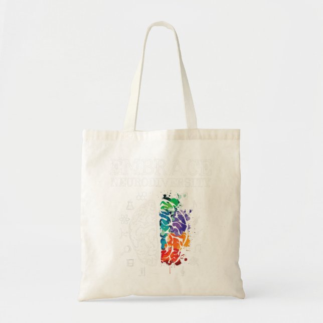 Bolso De Tela esta fresca camisa de neurodiversidad es perfecta  (Frente)