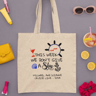 Bolso De Tela Esta semana no damos un crucero para barcos