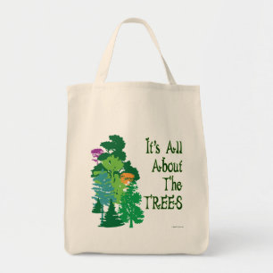Bolso De Tela Está todo sobre el tote verde del lema de los