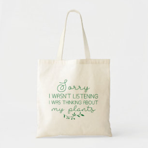 Bolso De Tela Estaba Pensando En Mis Plantas