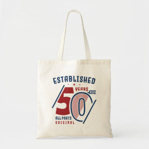 Bolso De Tela Establecido Hace 50 Años Idea II de regalo de cu