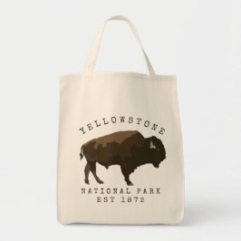 Bolso De Tela Establecimiento del Parque Nacional Bison Yellowst