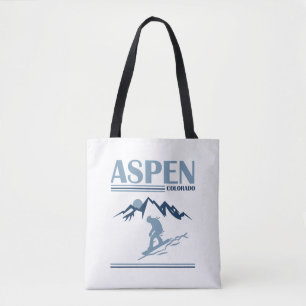Bolso De Tela Estación de esquí de Aspen Colorado