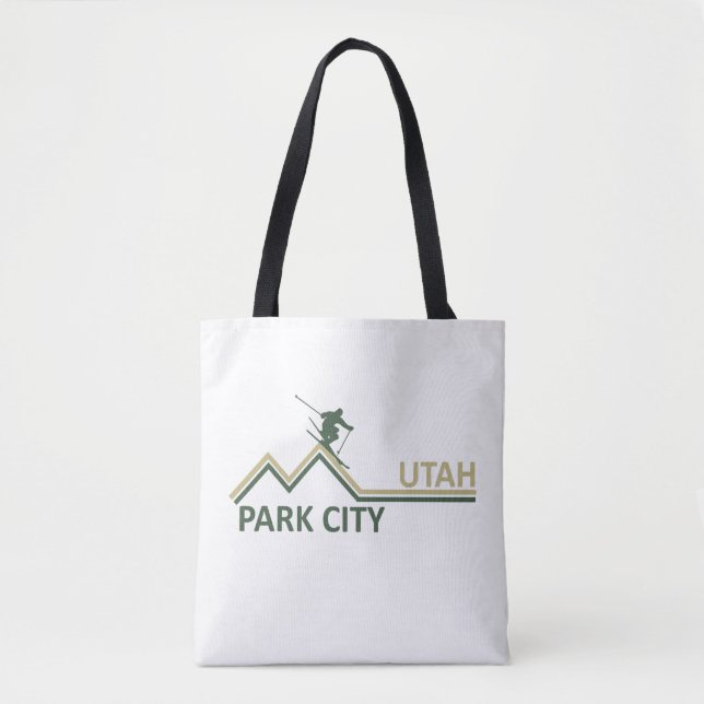 Bolso De Tela Estación de esquí de Utah (Anverso)