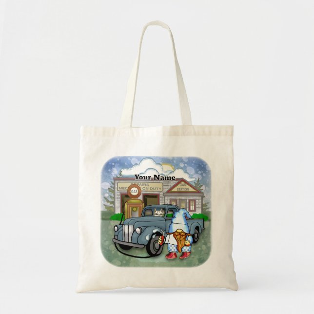 Bolso De Tela Estación de servicio Gnome (Frente)