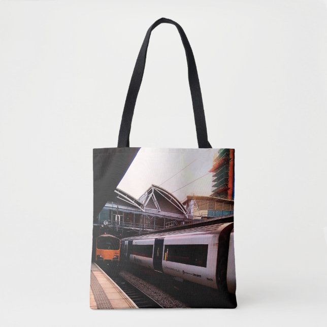 Bolso De Tela Estación de tren , leeds (Anverso)