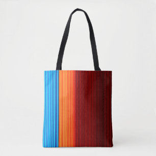 Bolso De Tela Estaciones negras rojas de Naranja azul GUAY