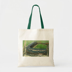 Bolso De Tela Estadio de béisbol de deportes vintage, vista aére