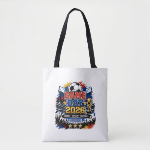 Bolso De Tela Estadio de Fútbol Día de Juego de Moda 2026