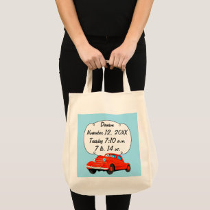 Bolso De Tela Estadísticas personalizadas clásicas de niños niño