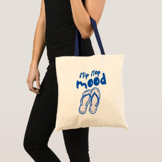 Bolso De Tela Estado de Ánimo de Chanclas - Cita de Verano Diver