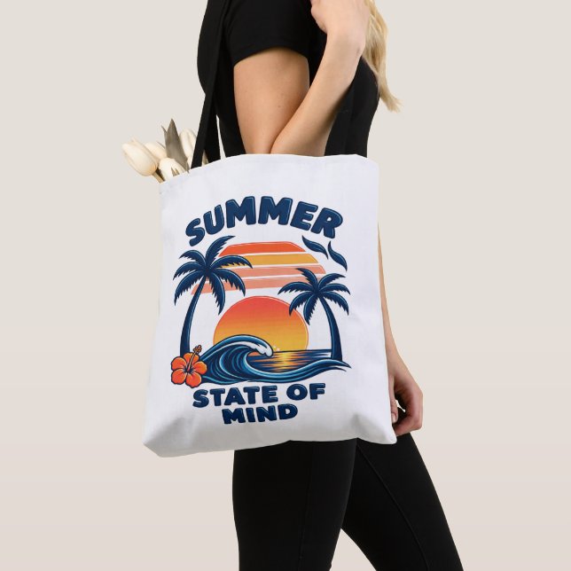 Bolso De Tela Estado de Ánimo de Verano (Detalle)