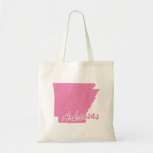 Bolso De Tela Estado De Arkansas Forma De Tote Bag