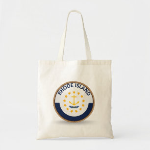 Bolso De Tela Estado de la bandera del tote del sello de la