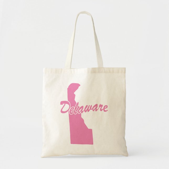 Bolso De Tela Estado de la forma Delaware Tote Bag (Frente)