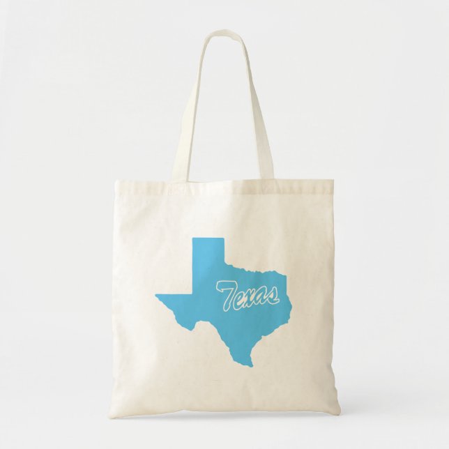 Bolso De Tela Estado de Texas (Frente)