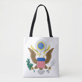 Bolso De Tela Estado del Escudo de Armas de Estados Unidos