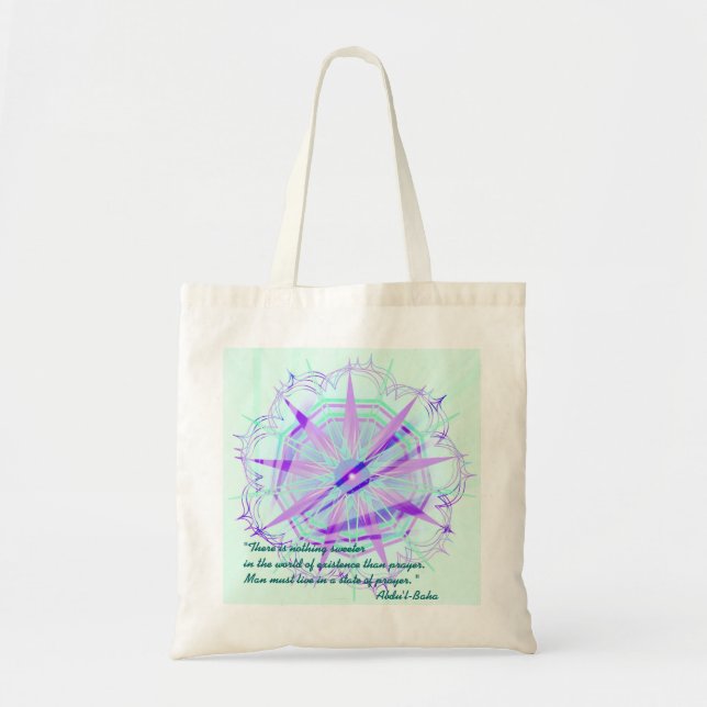 Bolso De Tela Estado del rezo (Frente)