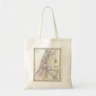 Bolso De Tela Estado histórico 1855 viejos de Palestina