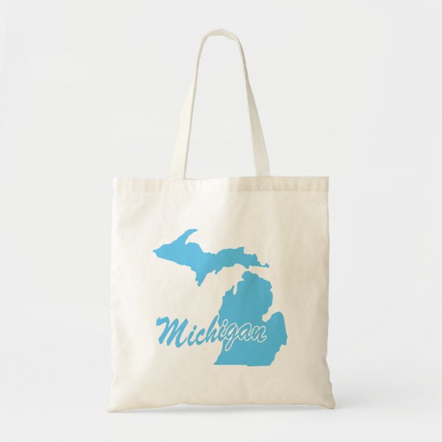 Bolso De Tela Estado Michigan (Frente)