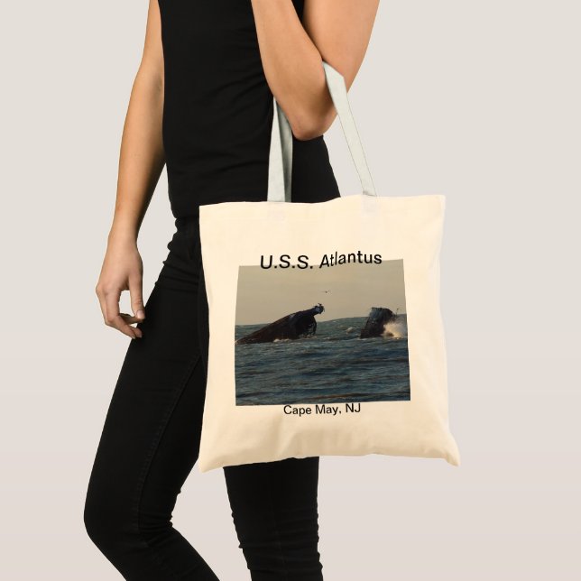 Bolso De Tela Estados Unidos Atlantus Shipwreck Cabo May New Jer (Anverso (producto))