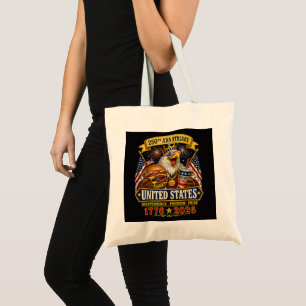 Bolso De Tela estadounidense 1776 2026 250º 4 de julio Día de la