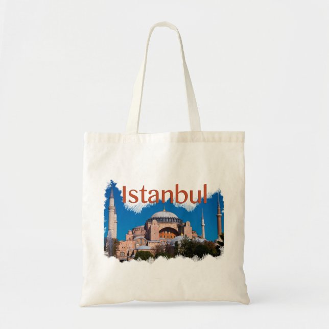 Bolso De Tela Estambul: Santa Sofía (Frente)