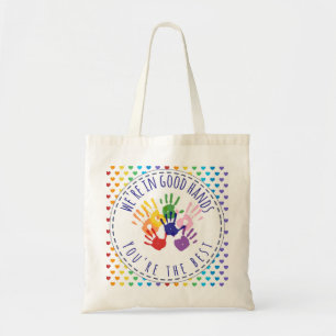 Bolso De Tela estamos en buenas manos con tu regalo de enfermera