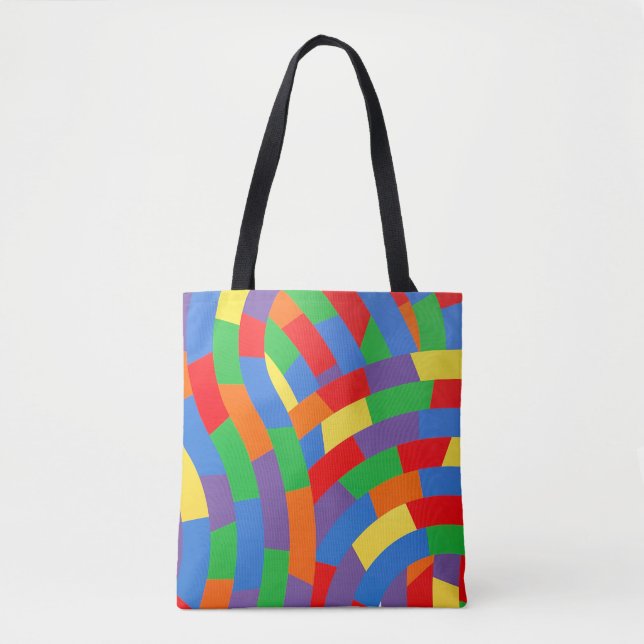 Bolso De Tela Estampado (Anverso)