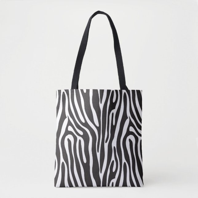 Bolso De Tela Estampado de animales (Anverso)