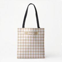 Estampado de Cuadros Beige Personalizado