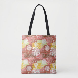 Bolso De Tela Estampado de flores 2