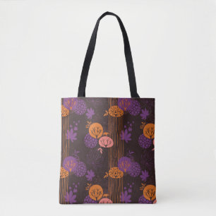 Bolso De Tela Estampado de flores 2 2