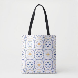 Bolso De Tela Estampado de flores 3