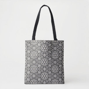 Bolso De Tela Estampado de flores árabe
