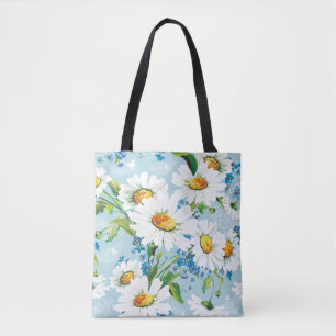 Bolso De Tela Estampado de flores brillante hermoso elegante 2