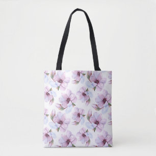 Bolso De Tela Estampado de flores romántico