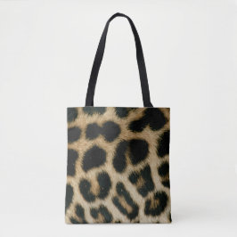 Bolso De Tela Estampado de leopardo