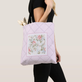 Bolso De Tela estampado floral rosa chic