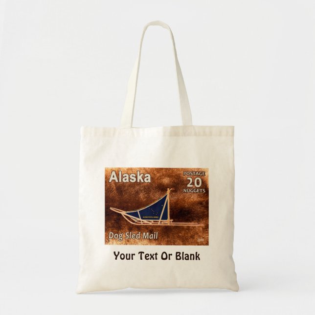 Bolso De Tela Estampilla de correo de alaska (Frente)