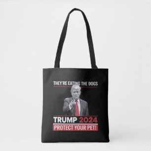 Bolso De Tela Están Comiendo Los Perros Debate Trump 2024