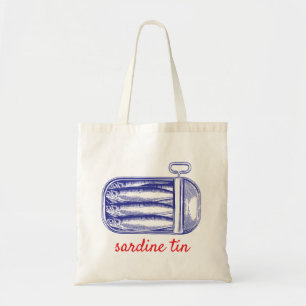 Bolso De Tela Estaño de sardina
