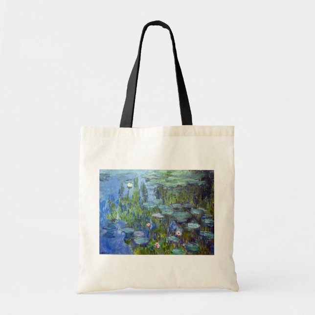 Bolso De Tela Estanque lirio, Monet (Frente)