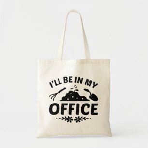 Bolso De Tela Estaré en mi oficina