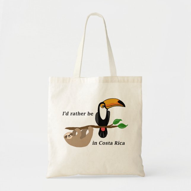 Bolso De Tela Estaría bastante en Costa Rica, toucan (Frente)