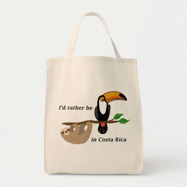 Bolso De Tela Estaría bastante en Costa Rica, toucan (Frente)