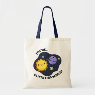 Bolso De Tela Estás fuera de este divertido juego de astronomía